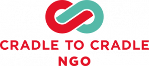 Logo C2C NGO, rot und türkis